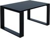 AKKE Außergewöhnlicher Couchtisch Beistelltisch für Wohnzimmer | Kaffee Tee Wohnzimmertisch Tisch | Coffee Table | Zimmer Schlafzimmer Möbel | Deko Modern Schwarz 90 x 60 x 55 Bild 3