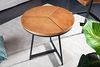 riess-ambiente Beistelltisch OAK ELEGANCE Ø45cm natur / schwarz (Einzelartikel, 1-St), Wohnzimmer · Eiche-Design · Metall · rund · Schlafzimmer Bild 2