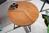 riess-ambiente Beistelltisch OAK ELEGANCE Ø45cm natur / schwarz (Einzelartikel, 1-St), Wohnzimmer · Eiche-Design · Metall · rund · Schlafzimmer Bild 5