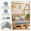 Laleni Premium Spannbettlaken 60 x 120 x 15 cm Babybett | Oeko-TEX zertifiziertes Bettlaken 60x120 Kinderbett | Kinderbettwäsche 60x120 aus 100% Baumwolle | Spannbettlaken 60x120 Baby in Grau Bild 5