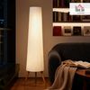 HOMCOM Stehlampe Dimmbar Stehleuchte mit Dreibein, Fußschalter, Dimmfunktion, LED fest integriert, Warmweiß, für Wohnzimmer Schlafzimmer, Weiß Bild 2