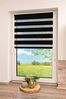 K-Home Klemmfix Doppelrollo Madrid ohne Bohren Schwarz 90x200 cm (B x L) Bild 3
