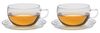 Trendglas Jena Borosilikat Tee Tassen mit Glasunterteller 2er-Set 0,4l Jumbo Bild 1