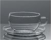 Trendglas Jena Borosilikat Tee Tassen mit Glasunterteller 2er-Set 0,4l Jumbo Bild 2