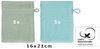 Betz Waschhandschuh 10 Stück Waschhandschuhe Premium 100% Baumwolle Waschlappen Set 16x21 cm Farbe heugrün - Ocean (10-tlg) Bild 2