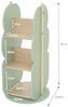 Joyz Spielzeugtruhe Kinderregal Kindermöbel Kinderzimmerregal Spielzeug Spielzimmer Möbel, Baum Bücherregal mit 5 Ablagen, 360° drehbar, MDF Bild 3