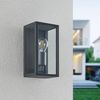 Lindby Außen-Wandleuchte Peldar, Metall, Schwarz IP44, 1 x 60 W Bild 4