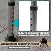 Duschhocker 360° drehbarer belastbarer Duschstuhl bis 136 kg höhenverstellbarer Duschhocker. rutschfest durch Gummifüße Bild 4