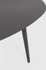 Couchtisch Leyrid aus Aluminium, modern und robust, oval, anthrazit, ideal für Outdoor Bild 5