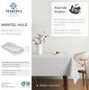 Martina Home Wachstuch-Tischdecke, grau, 220x140 cm Bild 5