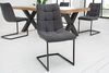 riess-ambiente Freischwinger MIAMI dunkelgrau / schwarz (Einzelartikel, 1 St), Esszimmer · Webstoff · Metall · Industrial Bild 2