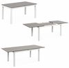 ALICE'S GARDEN - Ausziehbarer Tisch Gartengarnitur - Chicago 210 Taupe - Aluminiumtisch 150-210 cm mit Verlängerung und 6 Sitzen aus Textilene Bild 5