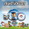 United Labels® Frühstücks-Geschirrset Paw Patrol Frühstücksset für Kinder - Geschirr Set 3-tlg, 1 Personen, Porzellan Bild 2