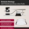 Paulmann 94871 LED Einbauleuchte Cole Coin 2700K weiss 3-Step-Dim IP44 Bild 5