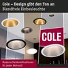 Paulmann 94871 LED Einbauleuchte Cole Coin 2700K weiss 3-Step-Dim IP44 Bild 2