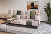 MOEBLO Schlafsofa CYPRUS Patchwork, – Sofa Kippsofa Klappsofa Click-Clack Couch für Wohnzimmer Federkern Sofagarnitur Polstersofa, mit Bettkasten und Schlaffunktion (BxHxT): 192x85x92 cm Bild 4