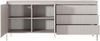 Selsey Falsetto - Sideboard 2-türig mit 3 Schubladen, Beige mit geriffelter Front, 187 cm Bild 5