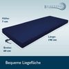 Beautissu Campix Klappmatratze, 60x190 cm Dunkelblau Bild 2