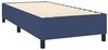 vidaXL Boxspringbett mit Matratze Blau 90x190 cm Stoff 3141823 Bild 4