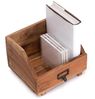 DESIGN DELIGHTS Aufbewahrungsbox BUCHREGAL "BÜCHERBOX 24", 24x21x17cm (BxTxH), Altholz massiv, Ablage Bild 3