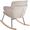Schaukelsessel VIKEN Stoff Taupe Bild 5