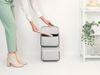 Brabantia 'Sort & Go' Abfallbehälter, Kunststoff, Light Grey, 20 Liter Bild 5