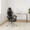 GTPLAYER Gaming Stuhl, Ergonomischer Gamer Stuhl, mit Fußstütze, Kopfstütze, Massage-Lendenkissen,  Grau Bild 2