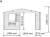 McGarden 'Como' Gartenhaus, Holz natur, 400 x 300 x 226 cm Bild 5