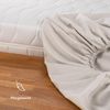 Blumtal® Spannbettlaken 180x200 cm 2er Set aus Microfaser - Oekotex zertifiziertes Bettlaken 180x200 - Leintuch 180x200 / Spannbettuch 180x200 cm - Spannleintuch 180x200 cm - Spannleintuch - Elfenbein Bild 5