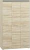 Kleiderschrank ""Avo"" Drehtürenschrank 120cm Sonoma Eiche weiß anthrazit Bild 3