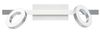 Eglo 96179 Spotleuchte CARDILLIO 1 Alu, Stahl chrom, Kunststoff satiniert 3000K LED 2X3,2W / 1X3,3W 3000K L:39cm B:8,5cm Bild 2