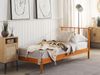 Holzbett hellbraun Lattenrost 90x200 cm BARRET Bild 2