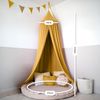 lilimaus Betthimmel Hochwertiger Baldachin Betthimmel Kinderzimmer, Gold Applikation, Stilvoller Baldachin für Baby- und Kinderzimmer Bild 5