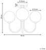Deckenlampe ANADYR Glas Beige Bild 3