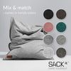 Outdoor Sitzsack SQUAREit Cobana Hellgrau Bild 4