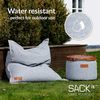 Outdoor Sitzsack SQUAREit Cobana Hellgrau Bild 5