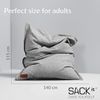 Outdoor Sitzsack SQUAREit Cobana Hellgrau Bild 2