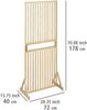 WENKO Stellwand Raumtrenner Kailua, mit Ablage, aus Bambus Bild 4