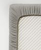 Fleuresse Mako-Satin-Spannlaken Colours, grau Bild 3