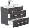 Badmöbel Badezimmer Waschbecken Waschplatz Portus 600 anthrazit seidenglanz Bild 5