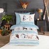 TRAUMSCHLAF Bettwäsche Hirsche Eule Hase, Flanell, 2 teilig, herrlich weich und warm Bild 2
