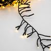 Spetebo Büschel Lichterkette für Außen warm weiß mit Timer und Netzstecker - 25 m / 1920 LED - Outdoor Weihnachtslichterkette mit 8 Funktionen - Garten Deko Weihnachtsbaum Beleuchtung wasserdicht Bild 4