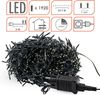 Spetebo Büschel Lichterkette für Außen warm weiß mit Timer und Netzstecker - 25 m / 1920 LED - Outdoor Weihnachtslichterkette mit 8 Funktionen - Garten Deko Weihnachtsbaum Beleuchtung wasserdicht Bild 3