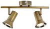 Qazqa LED Aufbaustrahler Karin, ohne Leuchtmittel, GU10, Bronze, Modern, Stahl, 2-flammig Bild 4