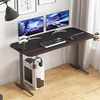 sogesfurniture Gaming Tisch 140cm Gaming Schreibtisch, Gamer Computertisch PC Tisch mit Großer Mausunterlage, Getränkehalter, Kopfhörerhaken, ST-Eagle-1400BK-BH Bild 4