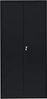 Mehrzweckschrank mit Flügeltüren, 1800 x 800 x 383 mm, RAL 9005/9005 Tiefschwarz Bild 3