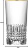 Longdrinkglas Kristall Empire Gold clear (13,5 cm) Bild 2