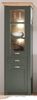 Vitrine Norwich in grün und Eiche 68 x 207 cm Bild 2