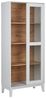 Beliani 'RUMSON' Vitrine, Weiß, 183 x 40 x 80 cm Bild 4