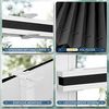 Sanfree Plissee Klemmfix Plisseerollo ohne Bohren Schwarz B50 x H120cm inkl. Klemmträger Blickdicht und lichtdurchlässig Jalousie Faltrollo Sichtschutz und Sonnenschutz Rollo für Fenster & Tür Bild 3